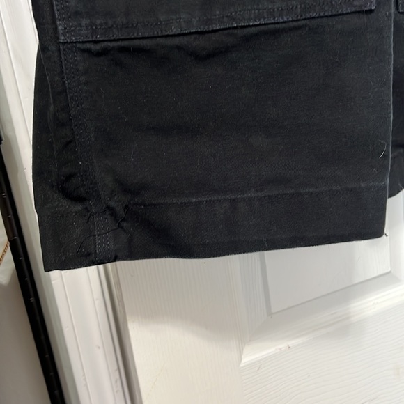 Carhartt Men's Overalls Romper Jumpsuit Bib Pants Black Canvas Jeans - Picture 14 of 16